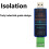 Module de Communication Industrielle Convertisseur D'Isolation USB Vers RS485 ZLA031S 2