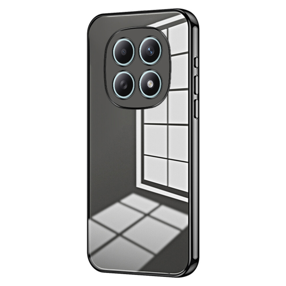 (Black) For Xiaomi Poco M8 5G / Redmi Note 15 5G (Global) Case Electroplating Frame Soft Tpu Phone Cover Black 6914296563849
