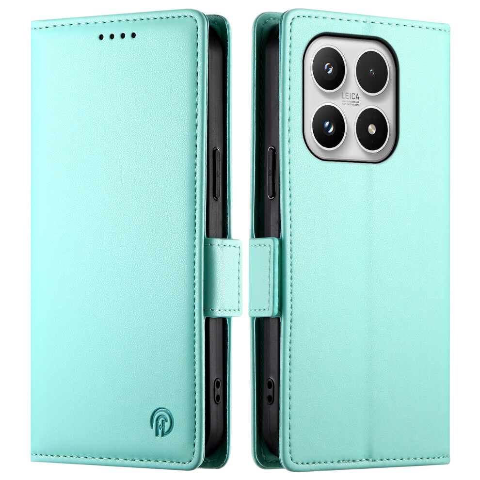 (Mint ) For Xiaomi 17 Stand Case Pu Leather Wallet Phone Cover Green 6914299985426