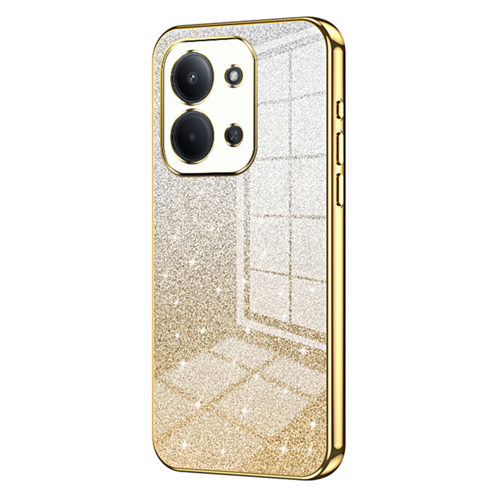 (Gold) For Xiaomi Redmi 15C 4G (Global) (171Mm) / Poco C85 4G (171Mm) Case Electroplating Gradient Glitter Tpu Phone Cover Gold 6914295151429