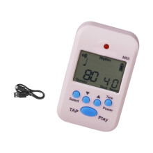 Digital Small Metronome Professional Clip on LCD Digital Metronome Enduring Light pink