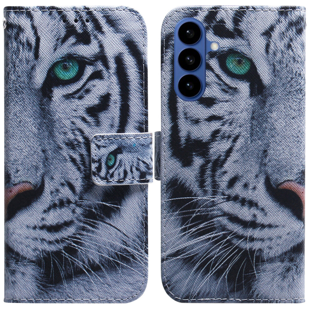 (Tiger) For Samsung Galaxy S26 Wallet Case Pattern Print Leather Phone Cover 6914294897298