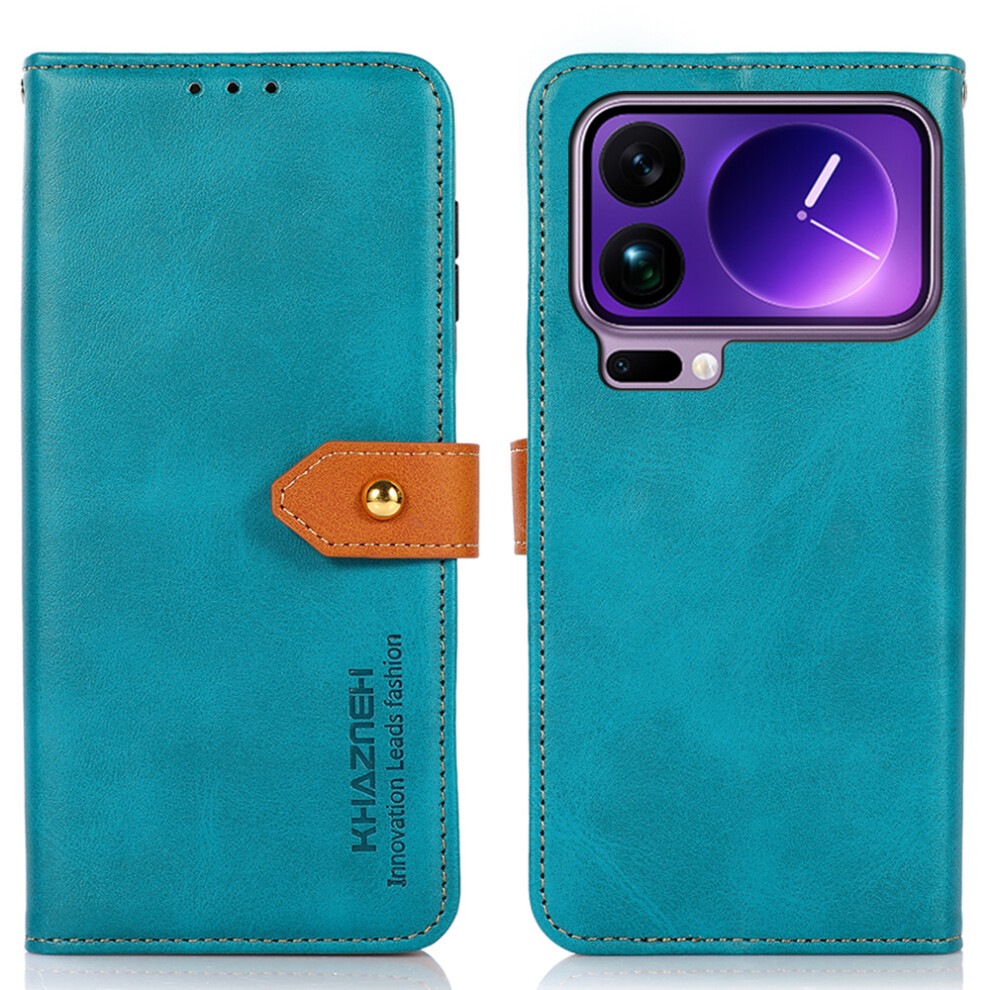 (Blue) Khazneh For Xiaomi 17 Pro Wallet Phone Case Stand Leather Flip Cover Blue 6914299639930