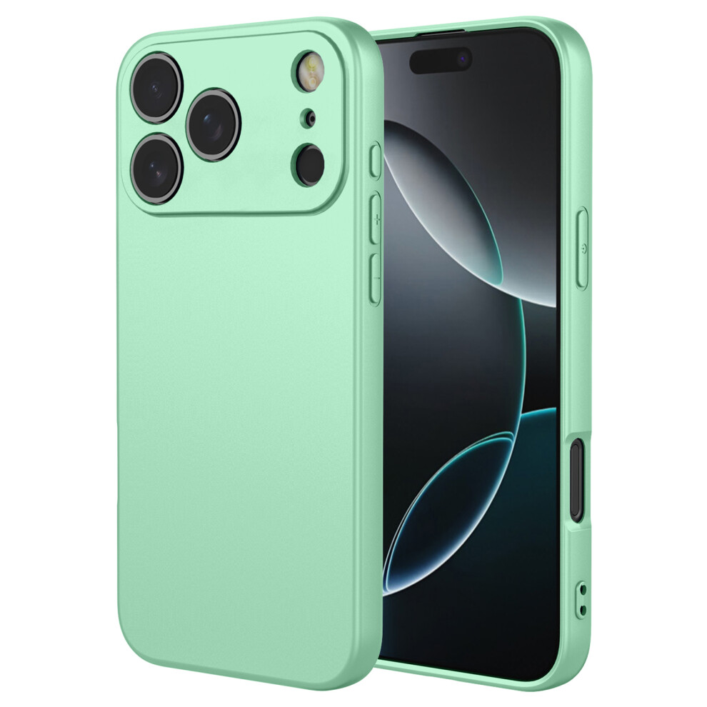 (Matcha ) For Iphone 17 Pro Case Liquid Silicone Feel Soft Tpu Protective Phone Cover Green 6914292153990