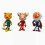 (3pcs Set) 2026 FIFA World Cup Mascot Statues / Figurines Decor 1