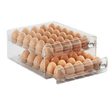 Egg Holder for Fridge,Egg Container for Refrigerator,Stackable Egg Storage Container,Layers Egg Tray,Clear Egg Organizer