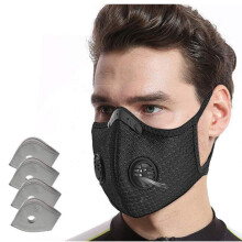 Sykling munnmaske utendørs løping anti-smog pm2.5 varm maske filterventilfilter støvtett sportsmaske 95