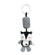 Baby Stroller Hanging Bell Toy Soft Plush Animal Rattle Teether Crib Mobile Toy FO