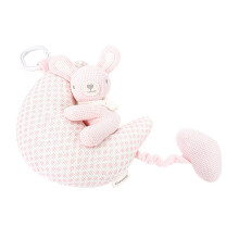 Gentle Bells Textured Hanging Infant Toy Washable Cotton Stroller Accessory Early pr