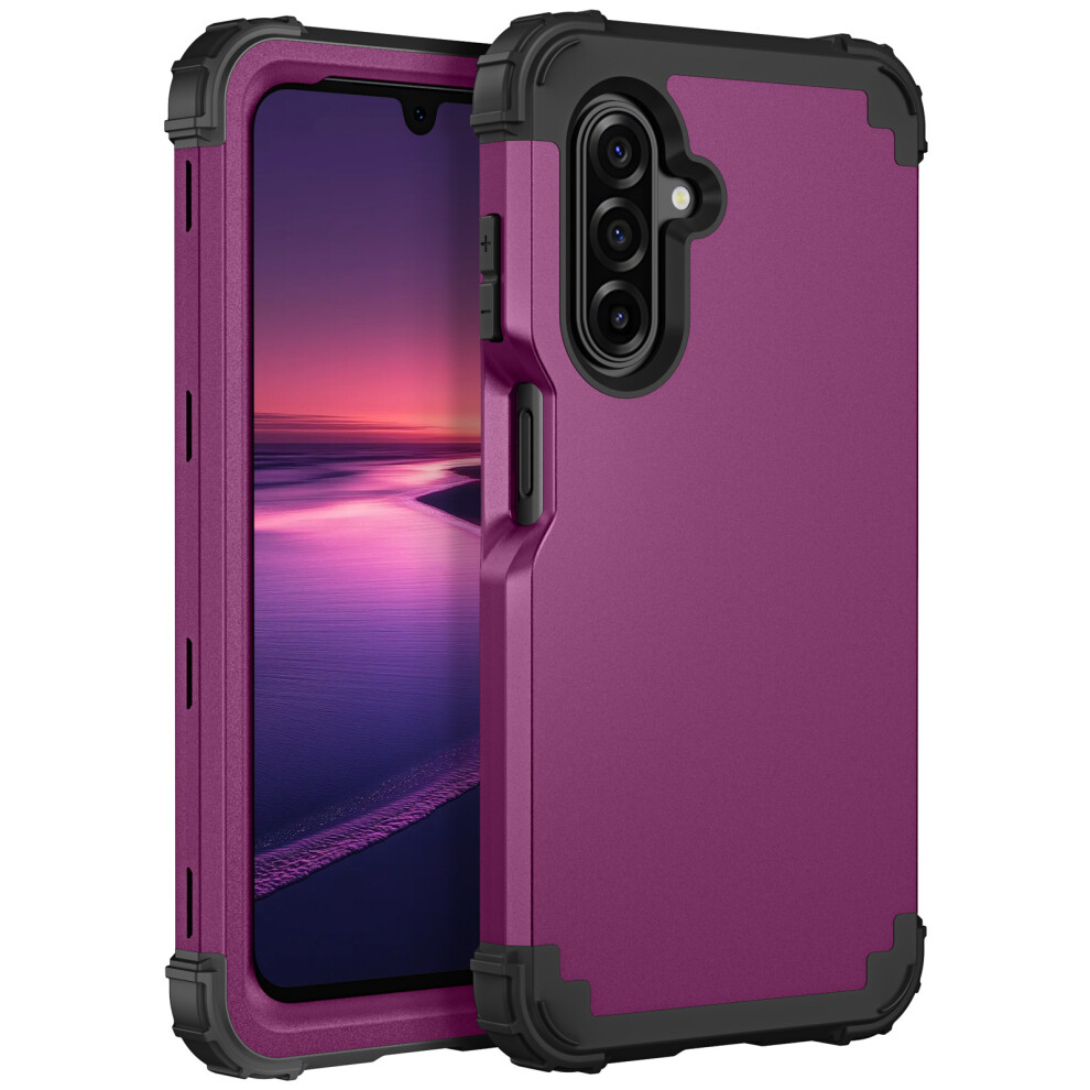 (Purple) For Samsung Galaxy A17 5G / 4G Case Shockproof Pc + Tpu Phone Back Cover Purple 6914291701802