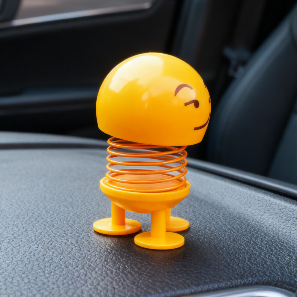 Cute Car Emotion Bobble Head Toy 7293282005105