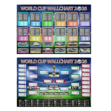 2026 World Cup Schedule Postera