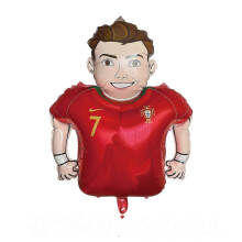 (C) 2026 10Pcs World Cup Cartoon Player Foil Balloon Kids Soccer Party Decoration Gift