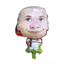 (Haaland) 2026 10Pcs World Cup Cartoon Player Foil Balloon Kids Soccer Party Decoration Gift