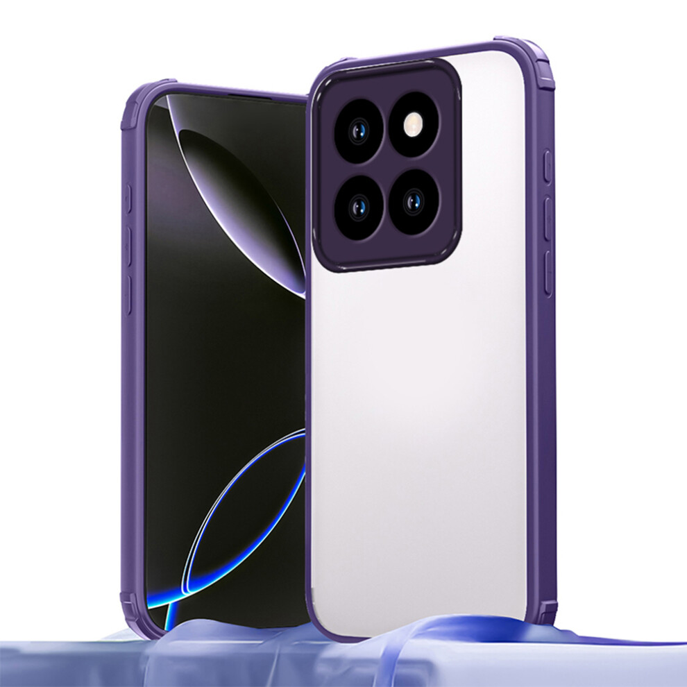 (Purple) For Motorola Edge 60 Fusion 5G / Edge 60 5G Case Reinforced Corner Shockproof Tpu + Acrylic Phone Cover Purple 6914297639444