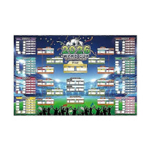 GC2026-2026 World Cup Wall Chart Poster,Team Tournament Schedule Tracker Competition Decoration,Ultimate Soccer Gift for Fans KIT