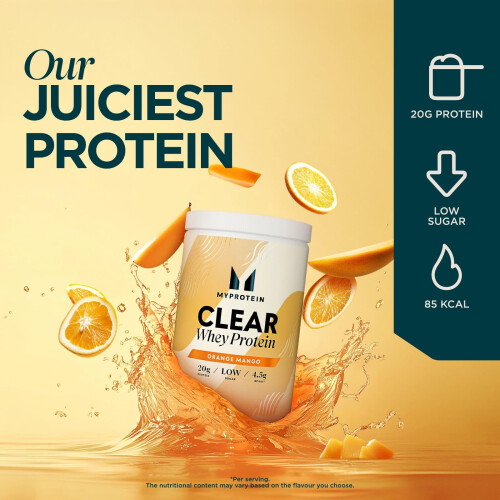 Myprotein Myprotein Clear Whey Protein Isolate Powder - Orange & Mango - 20 1