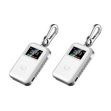 2X Mobile CO2 Monitor NDIR Sensor Carbon Dioxide Detector Indoor CO2 Testing Manager NDIR Sensor with Hook