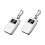 2X Mobile CO2 Monitor NDIR Sensor Carbon Dioxide Detector Indoor CO2 Testing Manager NDIR Sensor with Hook 1