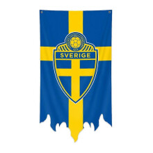 Swedish national team World Cup merchandise flags; 2026 World Cup qualifying teams; wall hanging tapestry; 70x130cm A1