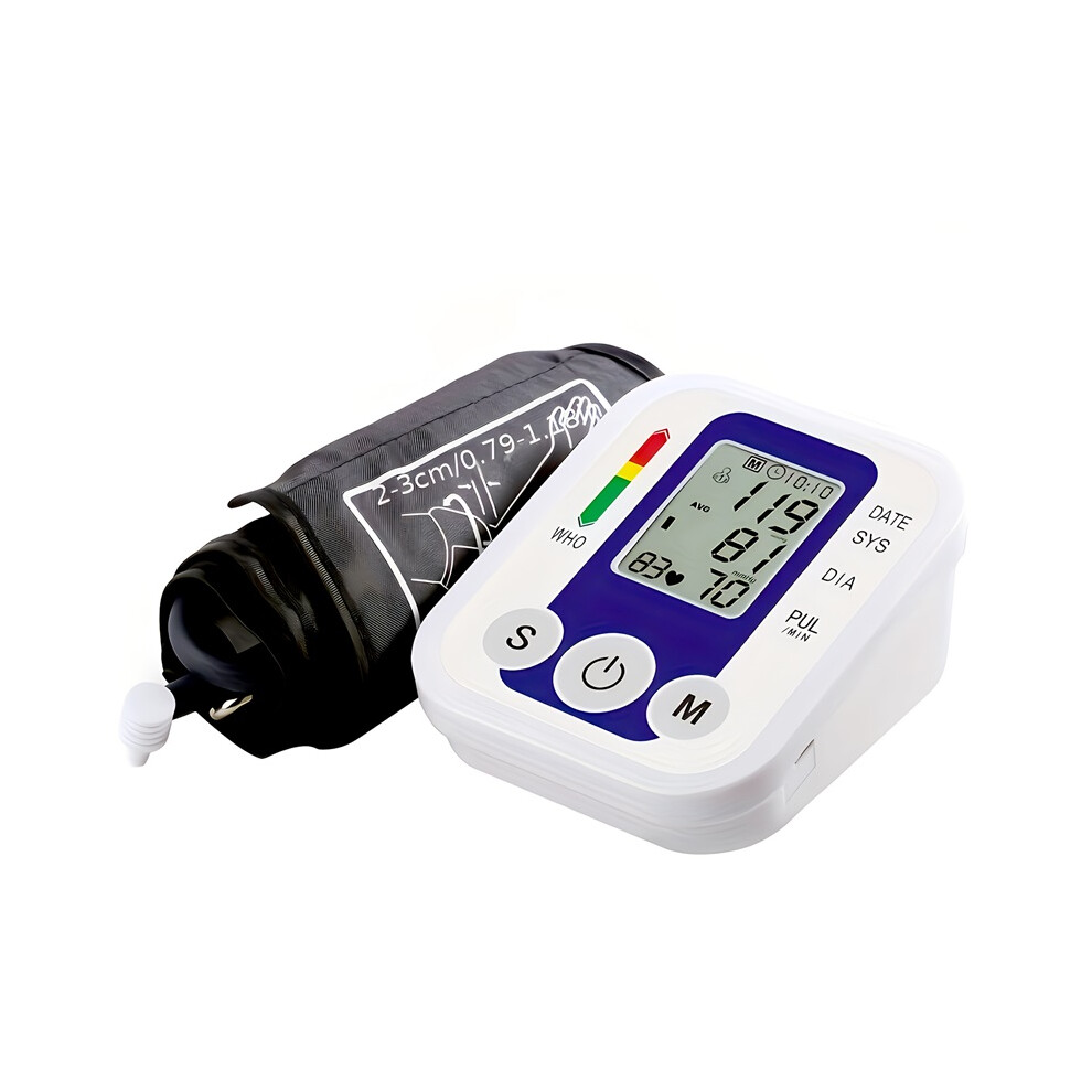 Stoyotu White (White) Blood Pressure Monitor Arm Cuff Tensiometer Tonometer Digital Sphygmomanometer Electronic Medical Bp Monitors