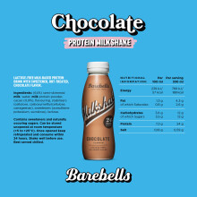 Barebells Protein Shake – 24g High Protein Milkshake, Lactose-Free, Ready to Dri