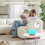 300ML Essential Oil Diffuser,Remote Control Aromatherapy Diffusers Humidifier with Adjustable Mist Mode & Waterless Auto-Off and 7 LED Light Colors f 4