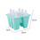 6 - Grid Silicone Ice Pop & Cube Molds - Easy Release Ice Cream Maker 2
