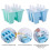 6 - Grid Silicone Ice Pop & Cube Molds - Easy Release Ice Cream Maker 3