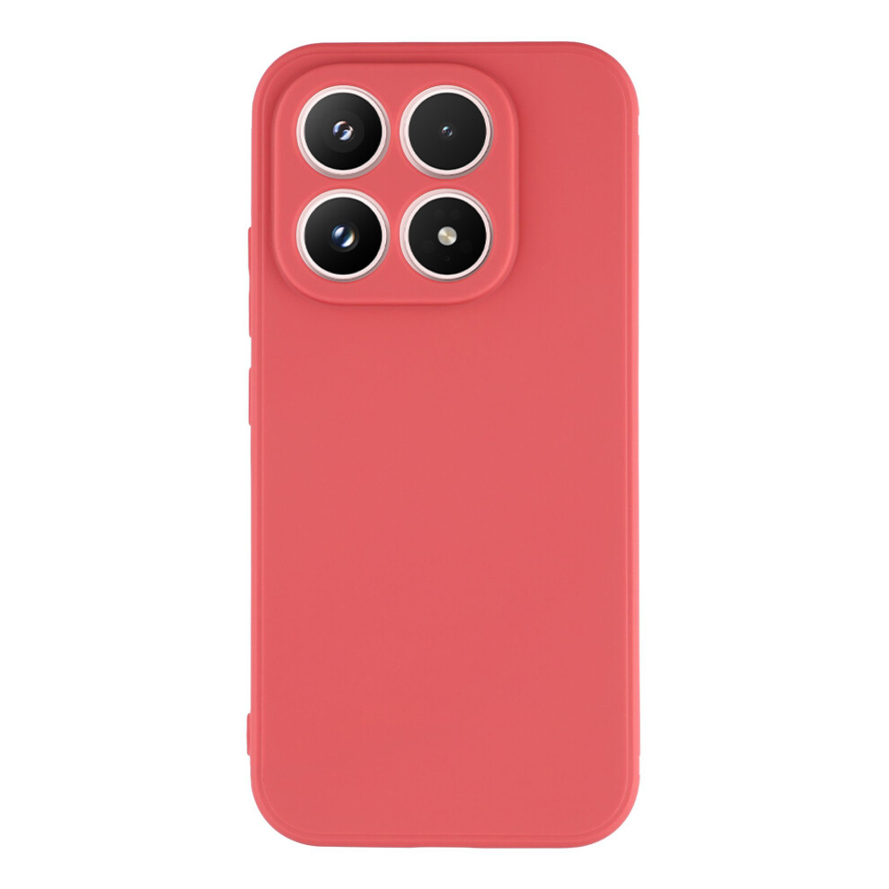 (Hawthorn ) For Xiaomi 17 Case Precise Cutouts Straight Edge Tpu Shockproof Phone Cover Red 6914297010533