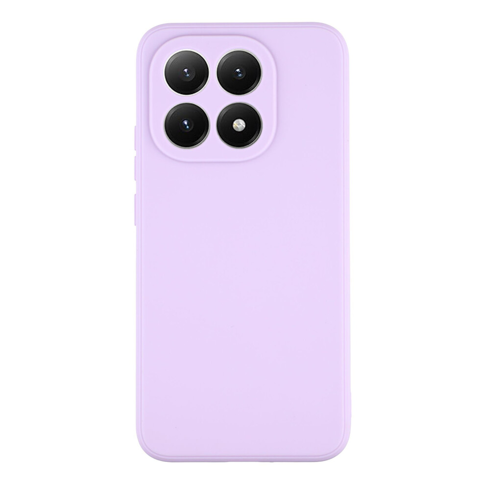 (Purple) For Xiaomi 15T Case Precise Cutouts Straight Edge Tpu Shockproof Phone Cover Purple 6914290212040