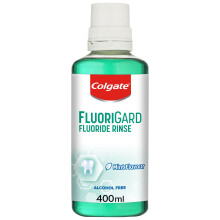 Colgate Fluorigard Fluoride Rinse (Alcohol Free) Mouthwash 400 ml, Prevents Toot