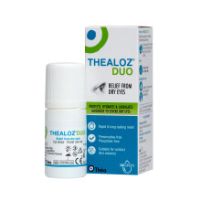 Thealoz Duo Eye Drops | Preservative-Free | Rapid Relief for Dry, Tired, Sore Eyes | Contact Lens Friendly | 10ml (300 Drops)