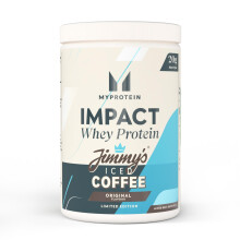 Myprotein Impact Whey Protein – Jimmy’s Iced Coffee Flavour, 600 g (20 Servings) | 20 g Protein per Serving, Real Coffee Infusion, Low Sugar & Fat