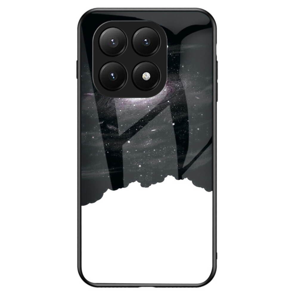 (Cosmic Starry Sky) For Xiaomi 15T Case Starry Sky Pattern Tempered Glass Phone Cover 6914294367944