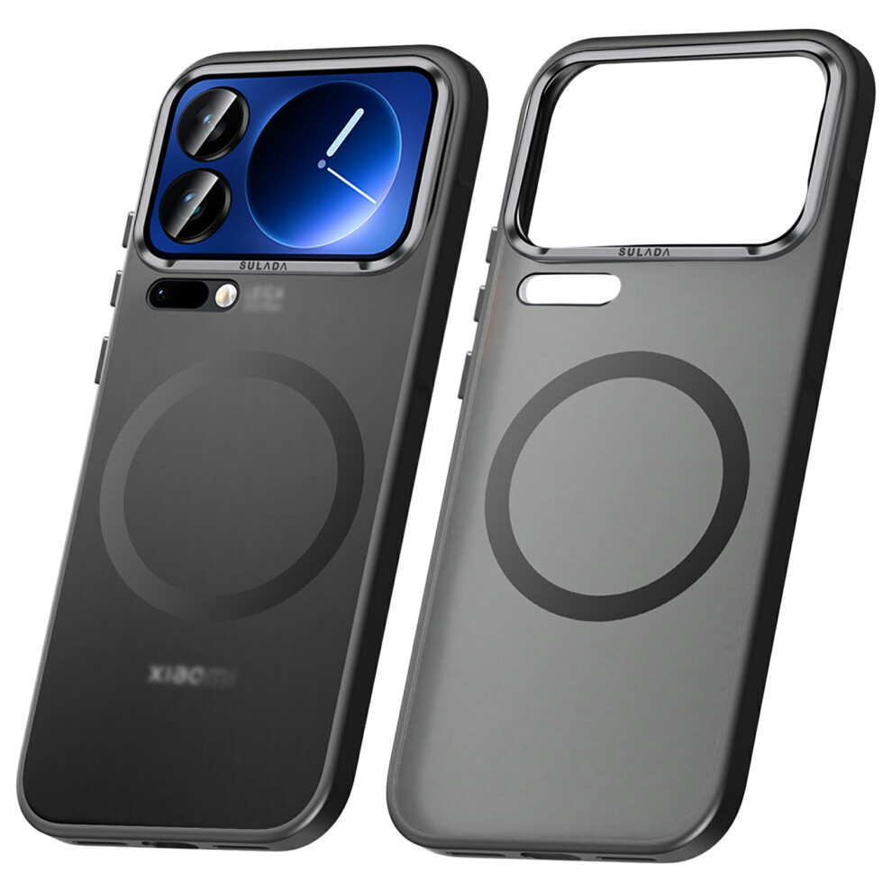 (Titanium ) Sulada For Xiaomi 17 Pro Magnetic Case Pc + Tpu Phone Cover Black 6914296824759