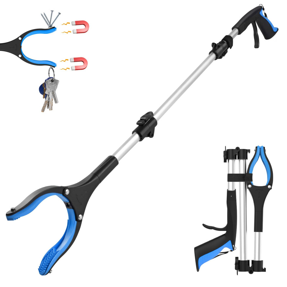 Rewkcy 91Cm/36" Litter Pickers Grabber Stick, Helping Hand Grabber For Adults, Disabled
