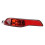 Fog light reflector for Jeep Cherokee KL 2014-2018 left red 2