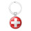 Art Attack Switzerland Flag Soccer Keychain 1
