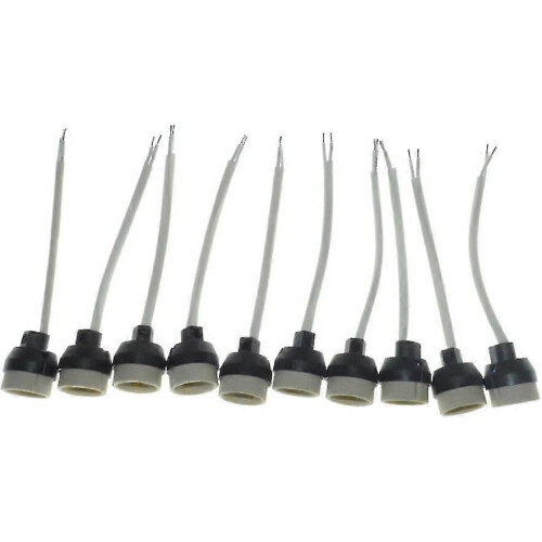 10 Pack GU10 Bulb Socket Connector for Recessed Spotlights Ceiling Lights, LED EU 1