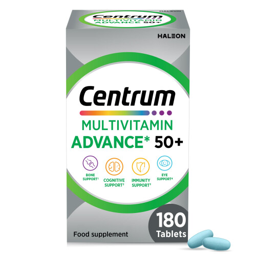 Centrum Centrum Advance 50+ Tablets Multivitamin & Mineral Supplements, with