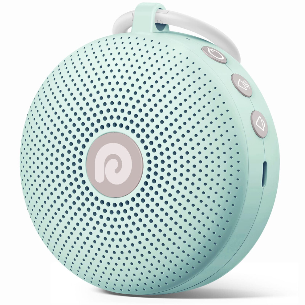 Dreamegg White Noise Machine, Portable Sound Machine Baby Features Powerful Battery, D11 Max White Noise Machine With 21 Soothing Sounds (Mint Green)