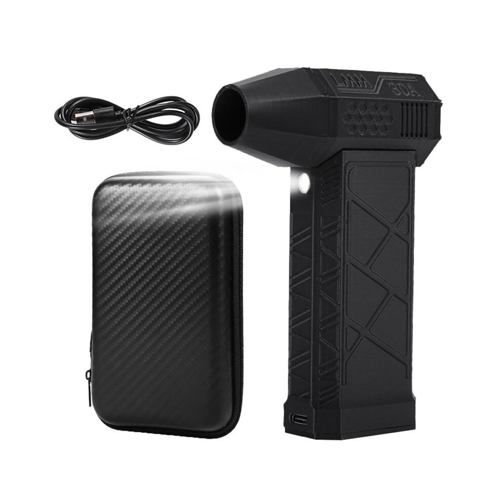 Turbo Jet Fan Electric Air Duster Air Blower 130000Rpm 52M/S Car Computer Cleaning Tool With Light 4714220820800
