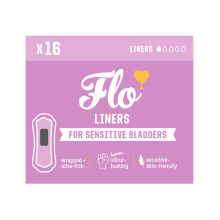 Flo Sensitive Bladder Bamboo Liners - 16 Pack