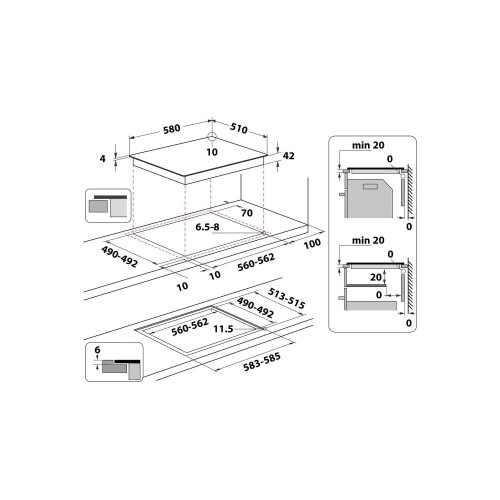 Hotpoint Hotpoint HR 612 C H Ceramic Hob