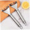Stainless Steel Corn Peeler - Silver Threshing Tool (2pcs) 4