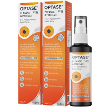 Optase Cleanse & Protect – 2-in-1 Hypochlorous Acid Eyelid Spray – for Daily Cleansing and Protection with Antibacterial Action. for Eyelids and S