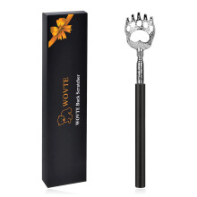 Back Scratcher, WOVTE Telescopic Stainless Steel Back Scratcher for Adults, Stocking Fillers for Men Women Gifts for Men Dad Husband, Mothers Day Fat