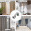 Heavy Duty, Rust-Proof Silver Metal Curtain Rod Bracket Set with Screws (2pcs) 2