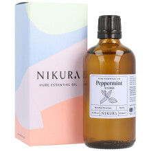 Nikura Peppermint Essential Oil (Arvensis) - 100ml | Perfect for Repelling Spiders, Rats, Mice, Bugs, Ants | Great for Hair, Headaches Relief, Energy